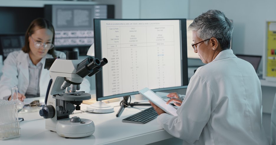 Medical Doctors working using their computers